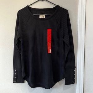 NWT Chaser Long-Sleeved Waffle Top